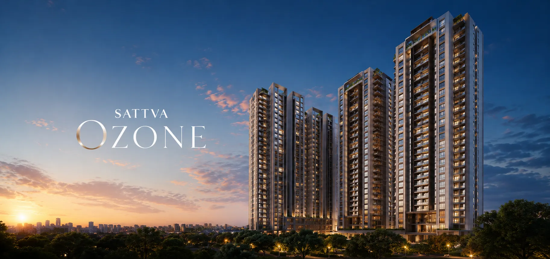 Sattva Ozone Night View