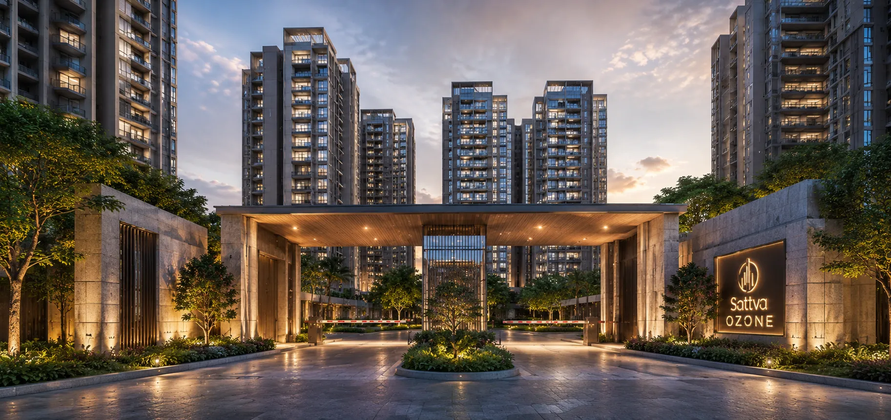 Sattva Ozone Night View
